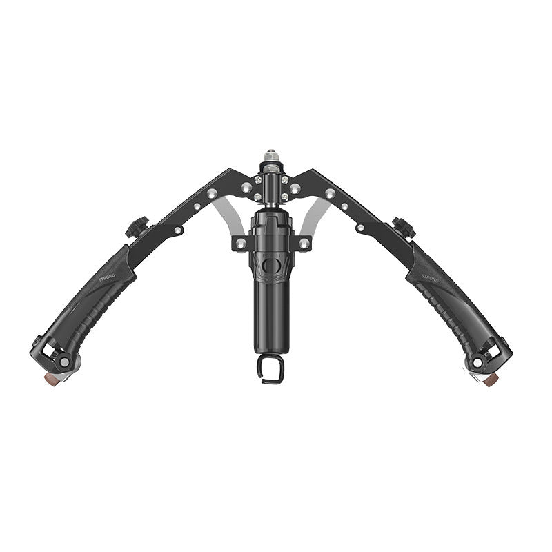Adjustable Hydraulic Arm Exerciser & Ab Wheel Trainer
