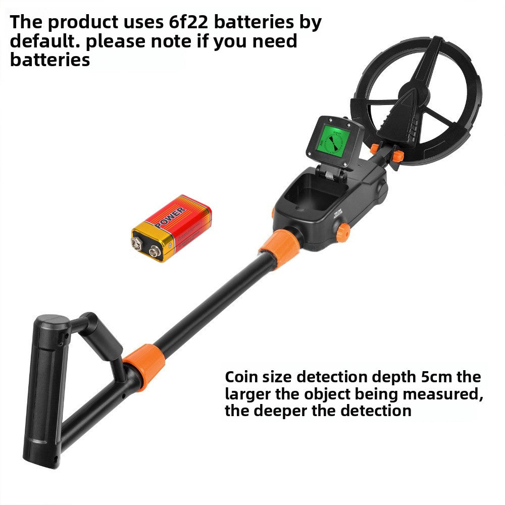 Adjustable Metal Detector for Outdoor Treasure Hunting