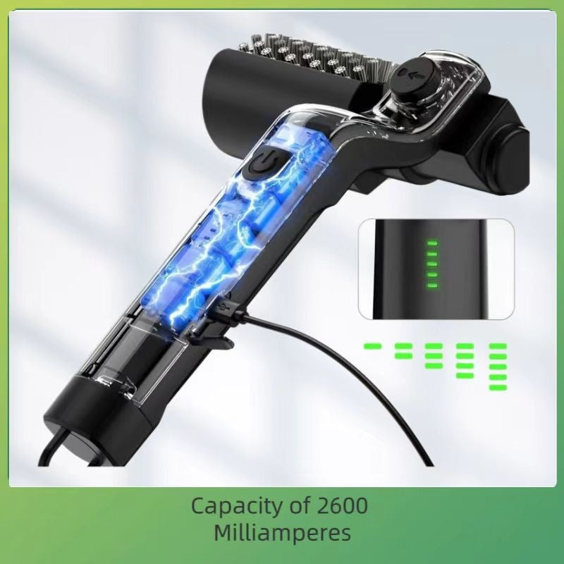 Electric BBQ Grill Cleaning Brush – Cordless, Steel Wire, Ergonomic Handle