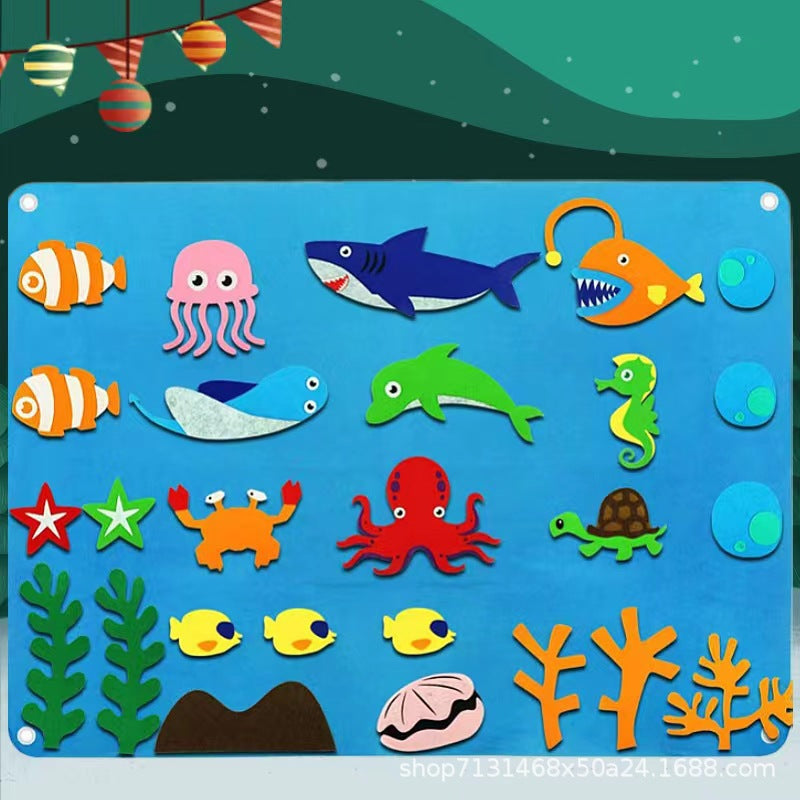 Childrens Educational Felt Story Board