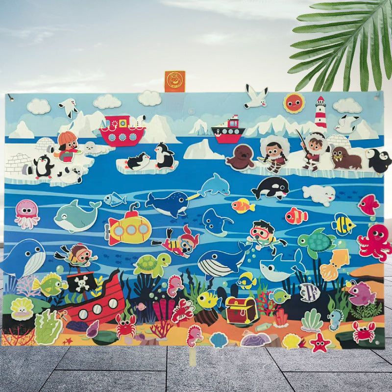 Childrens Educational Felt Story Board