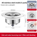 Kitchen sink strainer