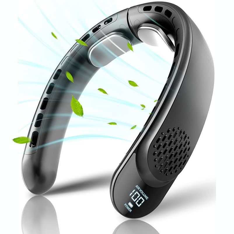 Portable Bladeless Neck Fan with USB Charging