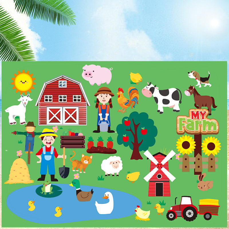 Childrens Educational Felt Story Board