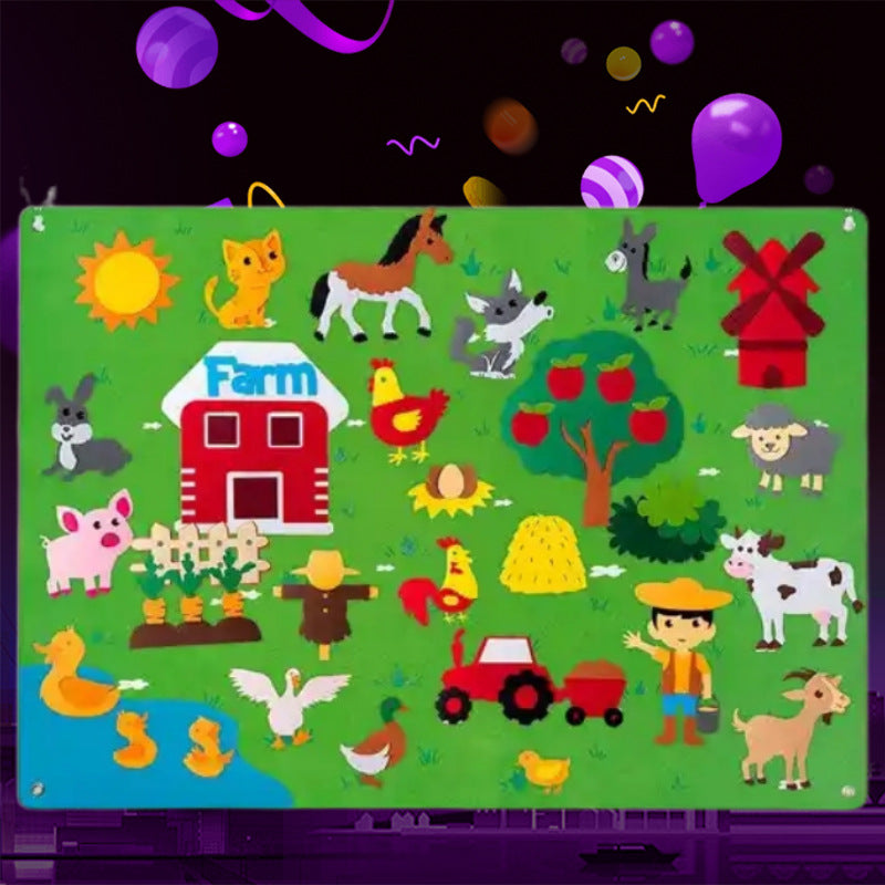 Childrens Educational Felt Story Board