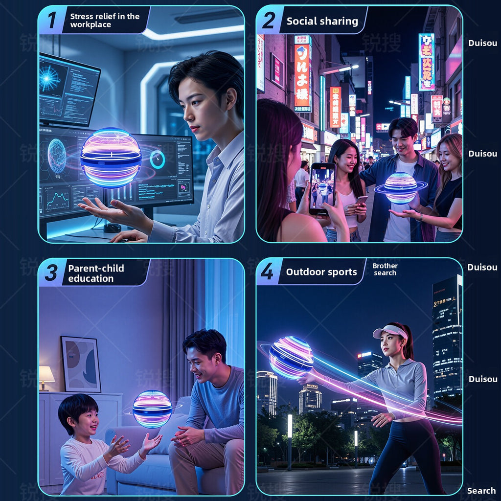 UFO Sensor Levitation Spinning Magic Ball Toy