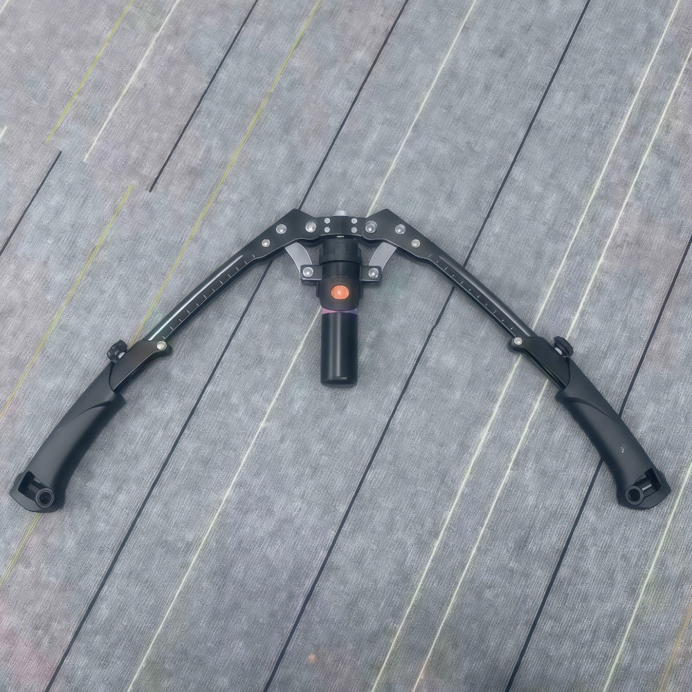 Adjustable Hydraulic Arm Exerciser & Ab Wheel Trainer