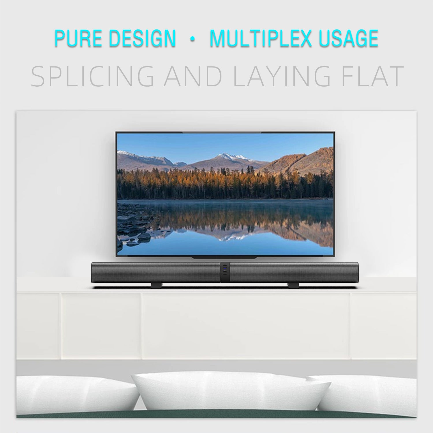 Two-in-One Bluetooth TV Audio Speaker with Subwoofer