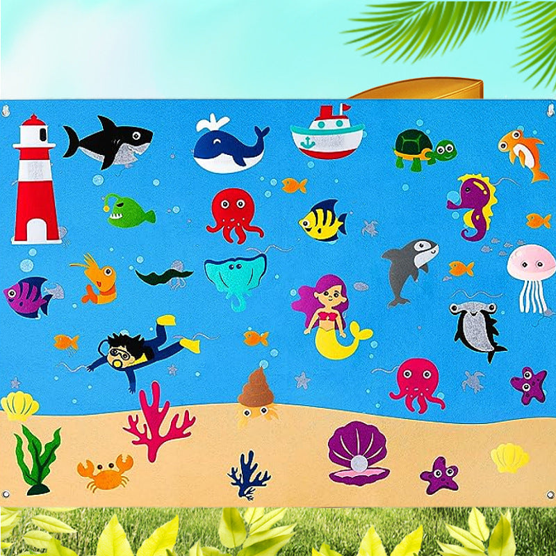 Childrens Educational Felt Story Board
