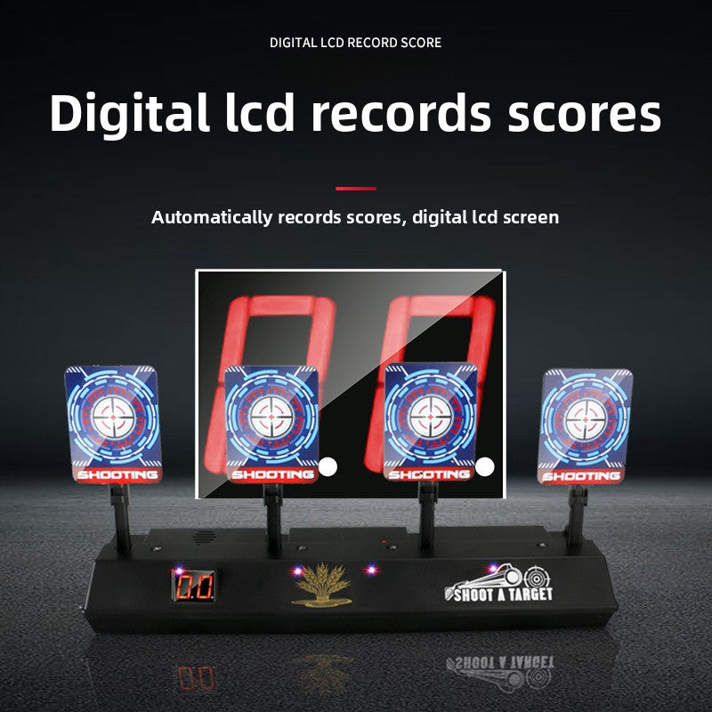 Automatic Return Electronic Scoring Target with Digital Display