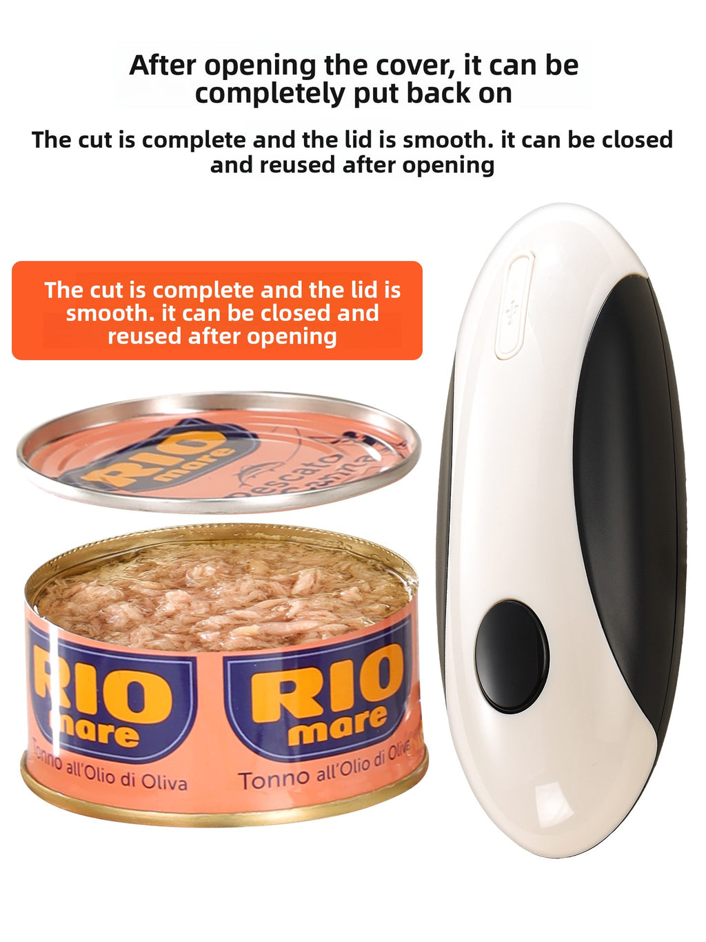 Electric Can Opener – Automatic, Safe Smooth Edges, Battery & Rechargeable Models