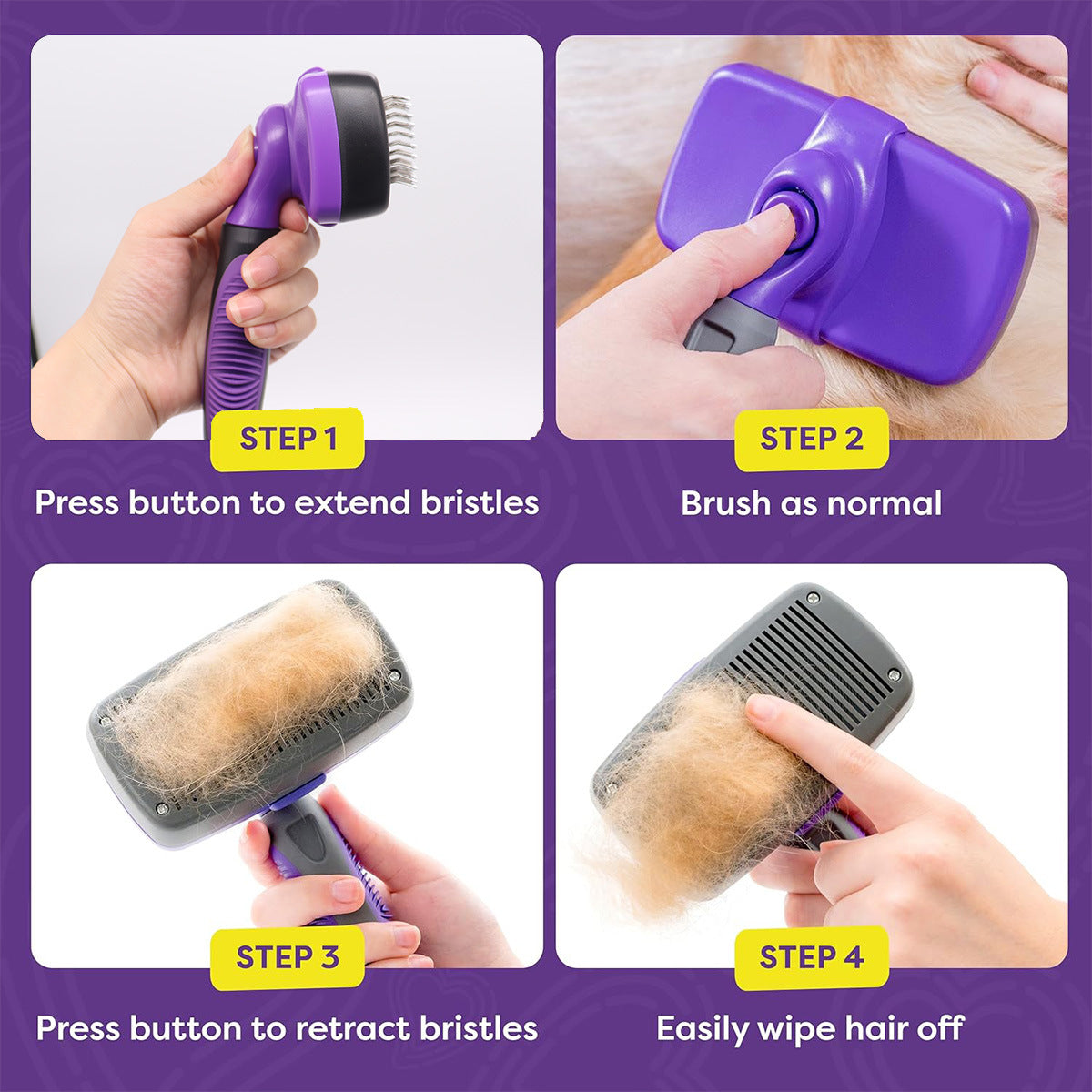 Pet Grooming Comb for Cats and Dogs