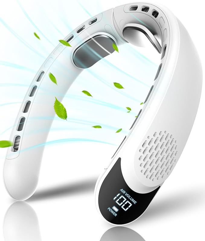 Portable Bladeless Neck Fan with USB Charging