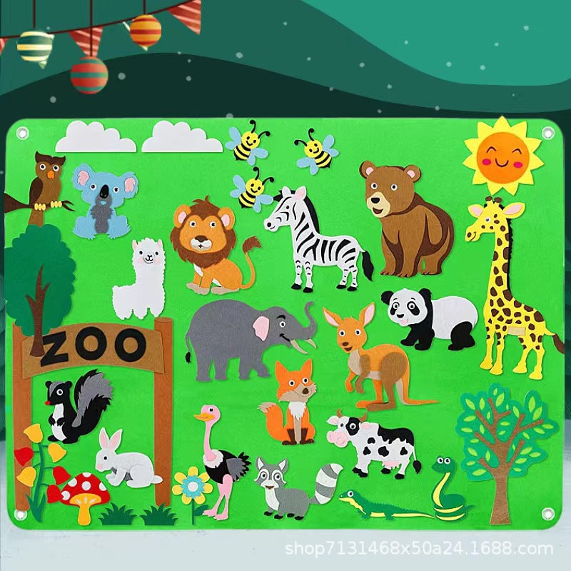 Childrens Educational Felt Story Board