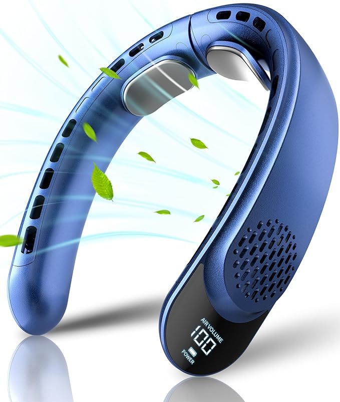 Portable Bladeless Neck Fan with USB Charging