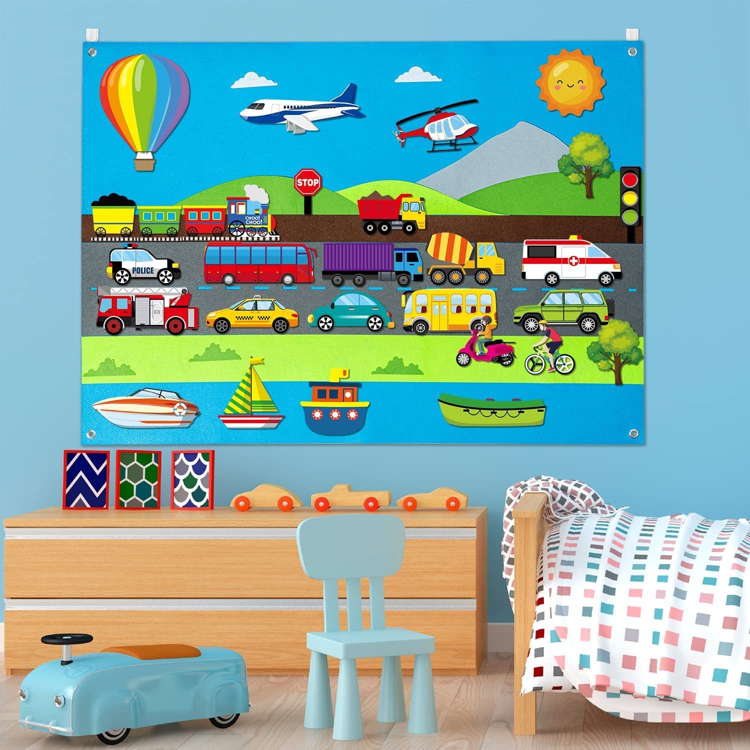 Childrens Educational Felt Story Board