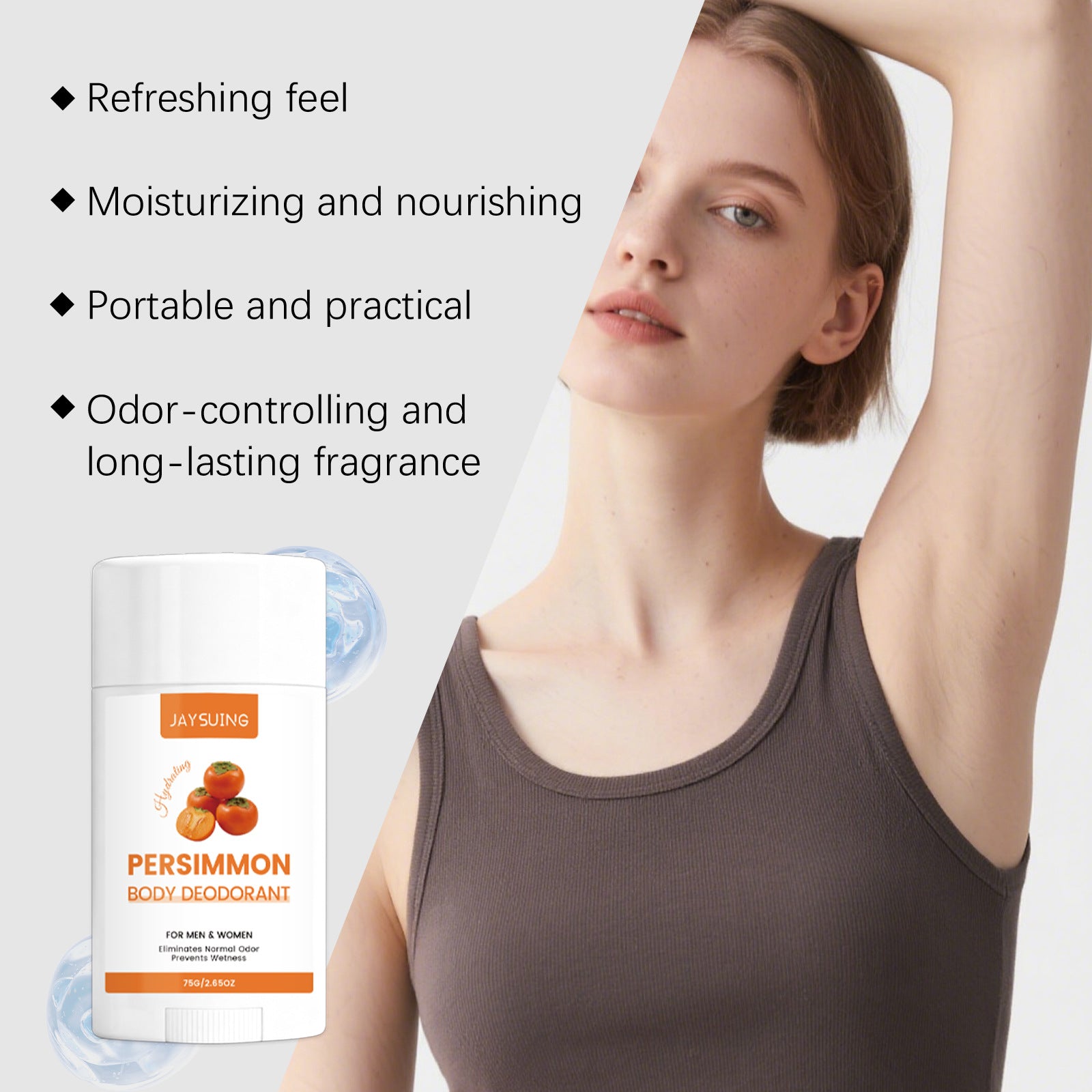 Persimmon Scent Moisturizing Deodorant Stick Body Deodorant