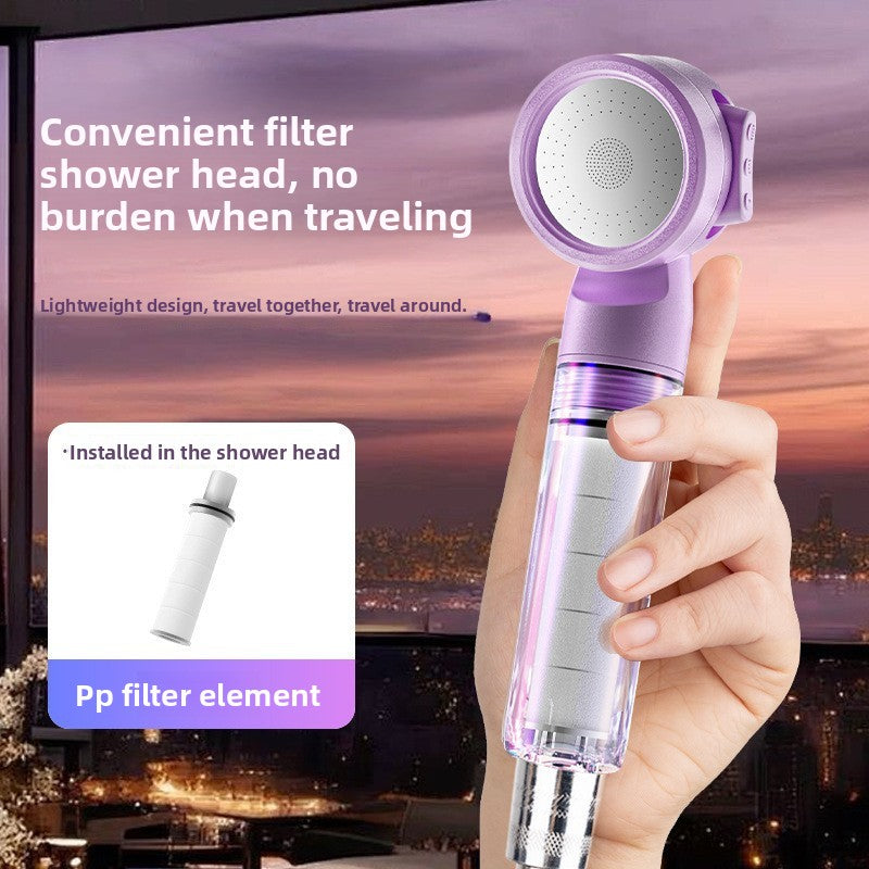 Portable Shower Filter with Pressure Boost