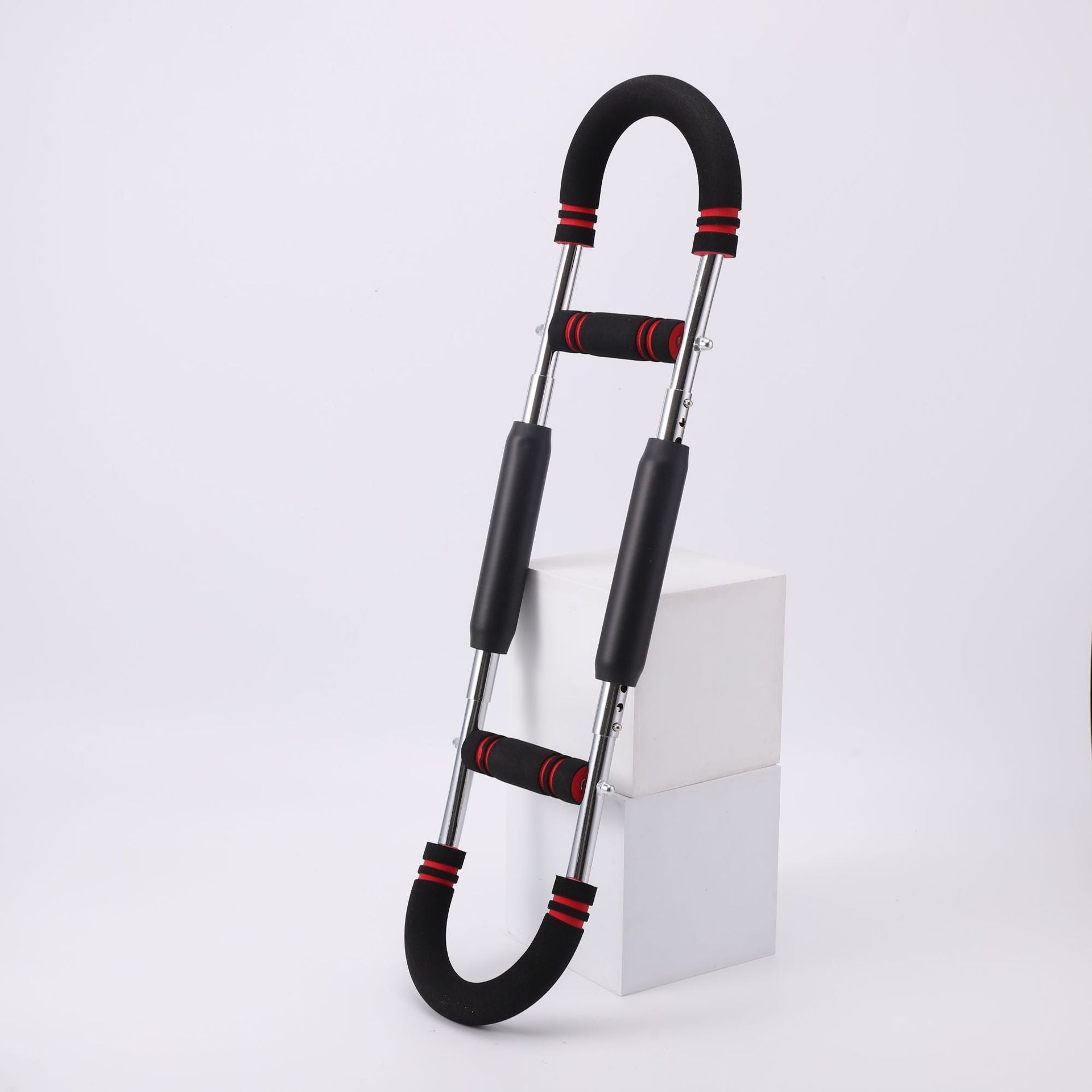 Adjustable U-Shaped Arm Strength Trainer for Home Fitness
