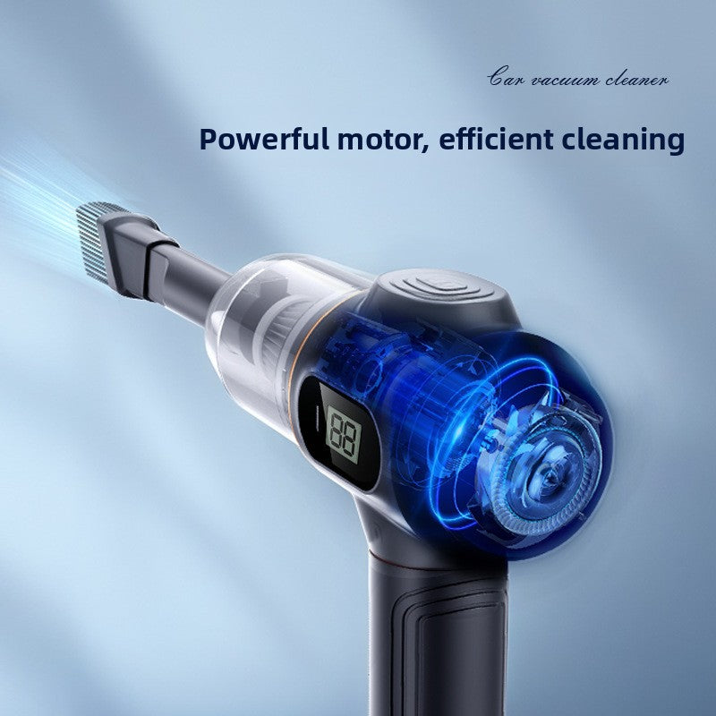 Portable Handheld Vacuum Cleaner – 120W, USB Rechargeable, Car & Home