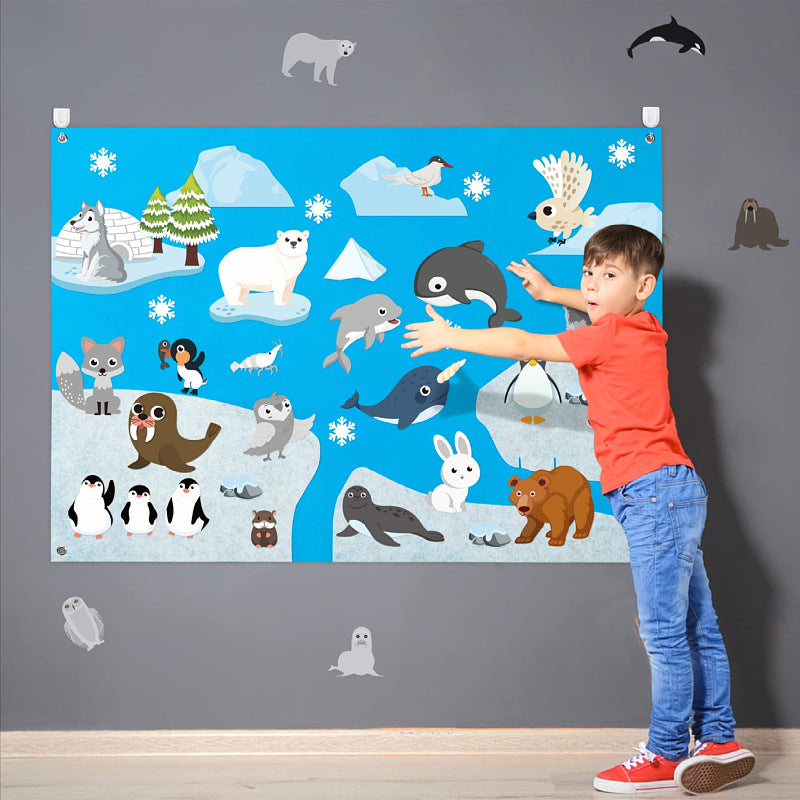 Childrens Educational Felt Story Board