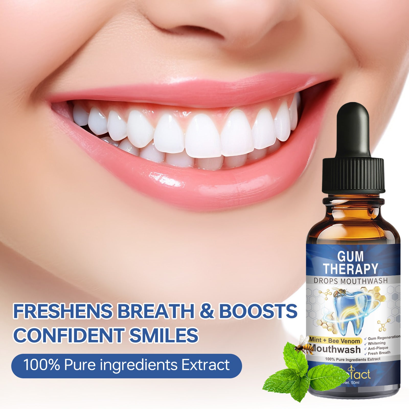 Mint Mouthwash Drops for Oral Freshness