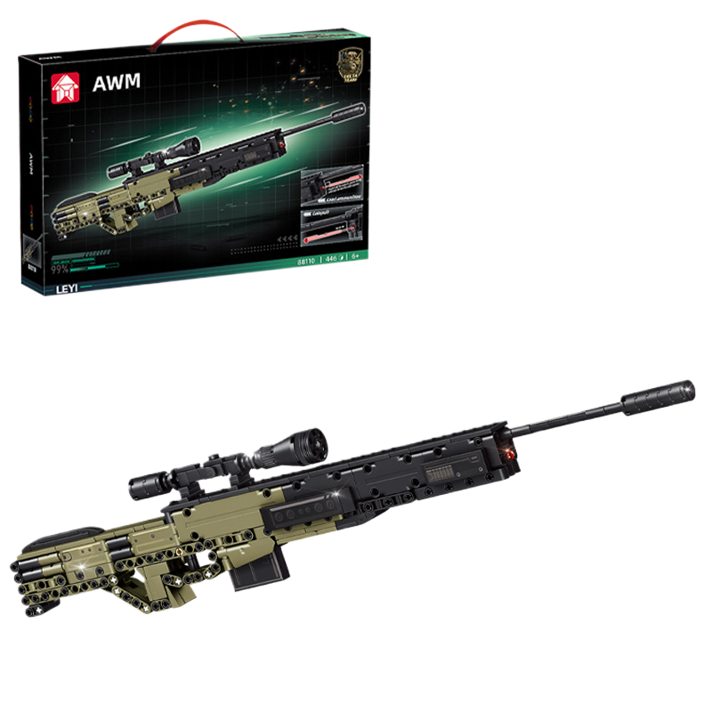 Launchable Building Blocks Gun Models