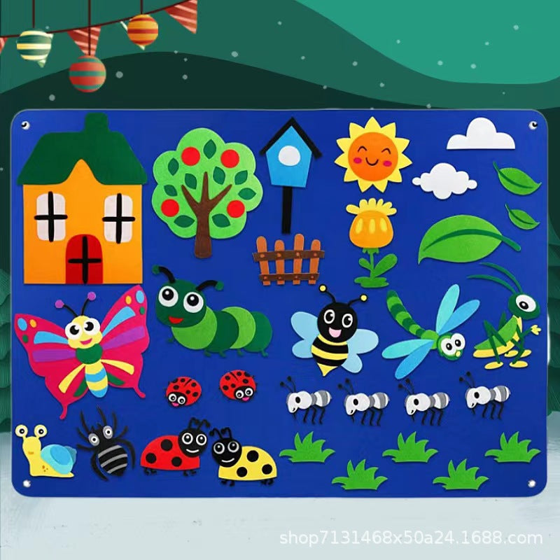 Childrens Educational Felt Story Board