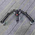 Adjustable Hydraulic Arm Exerciser & Ab Wheel Trainer