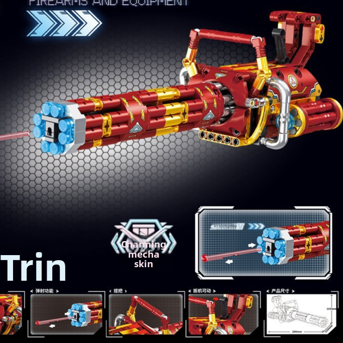 Launchable Building Blocks Gun Models