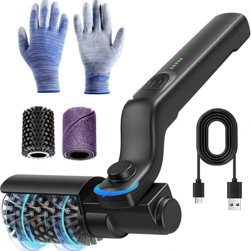 Electric BBQ Grill Cleaning Brush – Cordless, Steel Wire, Ergonomic Handle