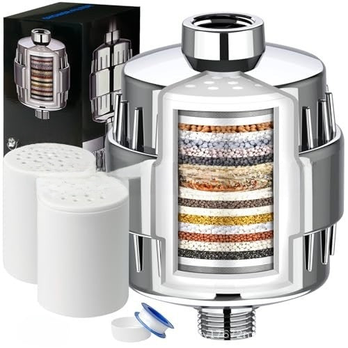 Multilayer Shower Water Filter