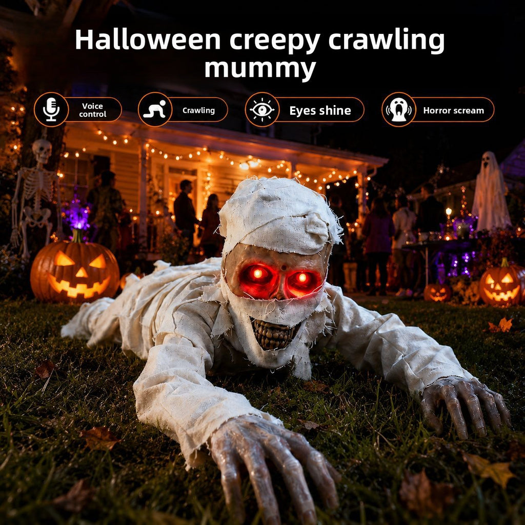 Electric Crawling Ghost Halloween Decoration