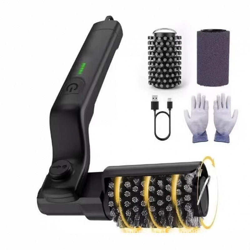 Electric BBQ Grill Cleaning Brush – Cordless, Steel Wire, Ergonomic Handle