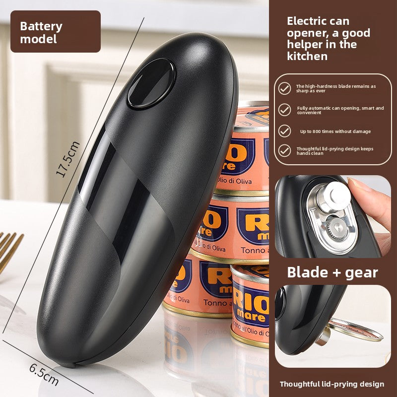 Electric Can Opener – Automatic, Safe Smooth Edges, Battery & Rechargeable Models