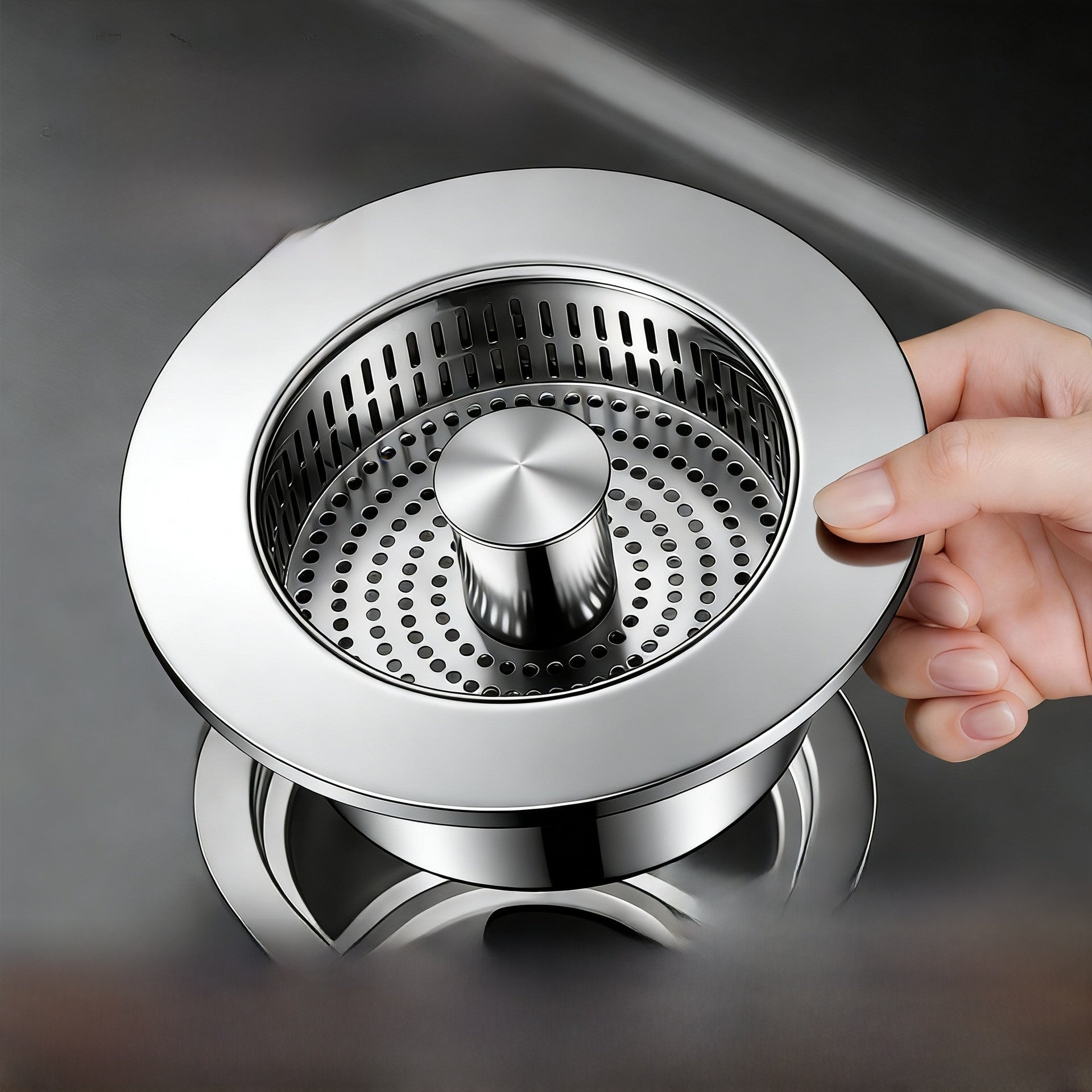 Kitchen sink strainer