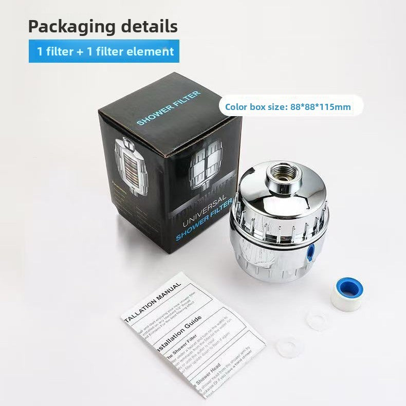 Multilayer Shower Water Filter