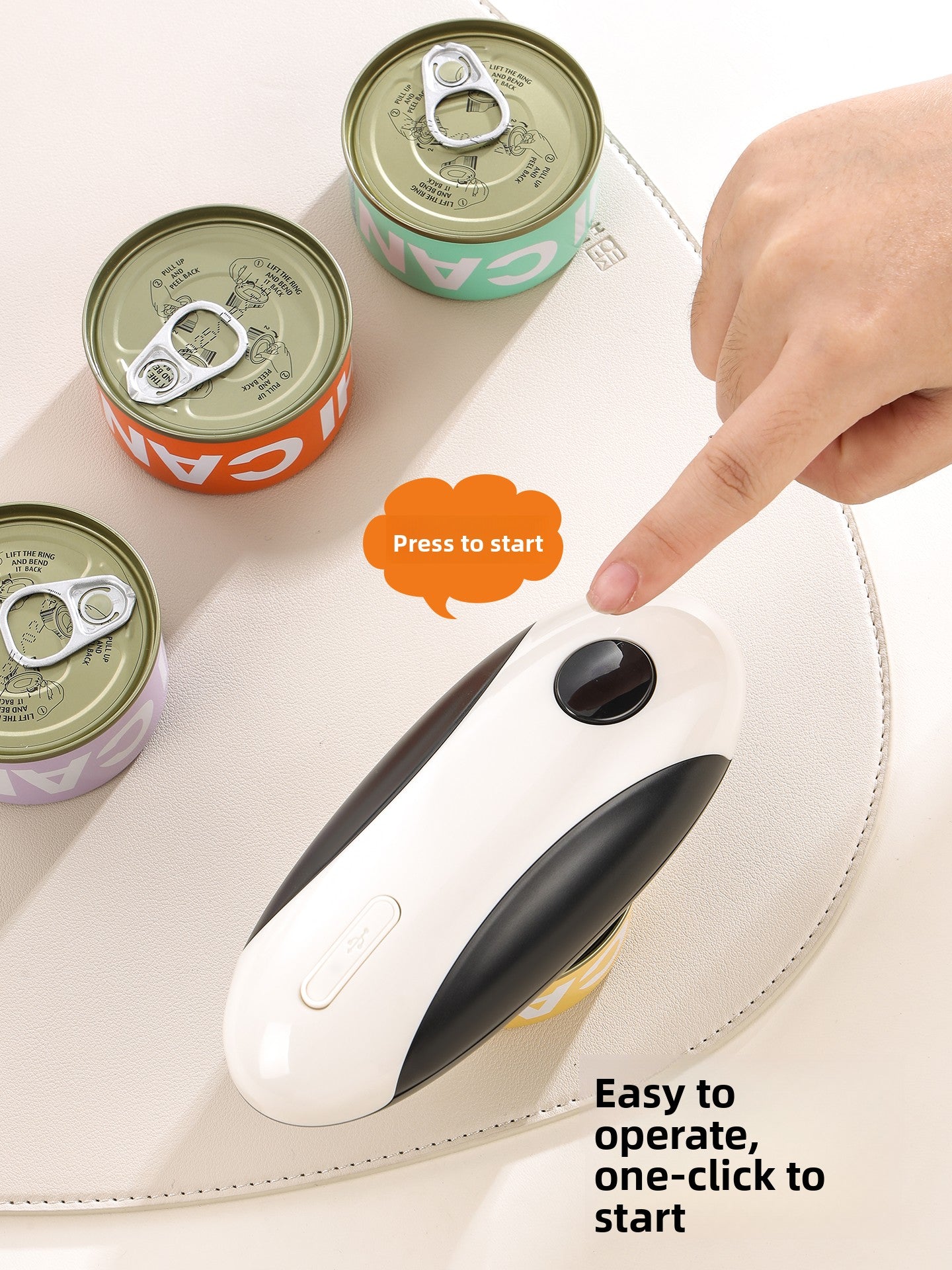 Electric Can Opener – Automatic, Safe Smooth Edges, Battery & Rechargeable Models