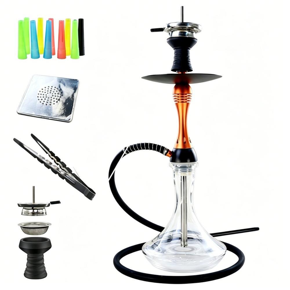 Premium Metal Alloy Hookah Set