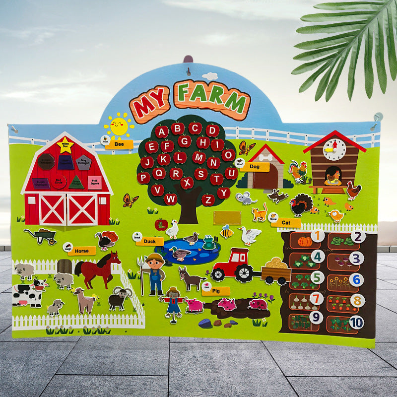 Childrens Educational Felt Story Board