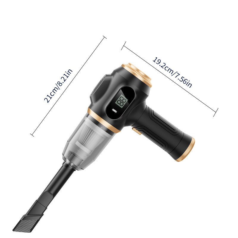 Portable Handheld Vacuum Cleaner – 120W, USB Rechargeable, Car & Home