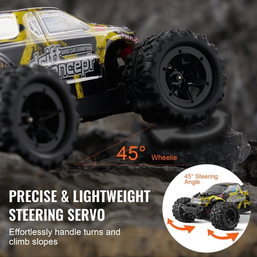 Remote Control Car, 1:18 Scale RC Car for Kids, All Terrain 4WD