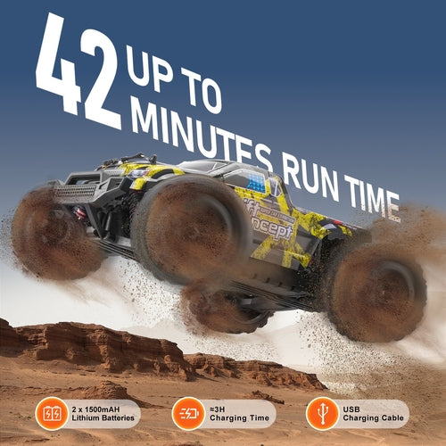 Remote Control Car, 1:18 Scale RC Car for Kids, All Terrain 4WD